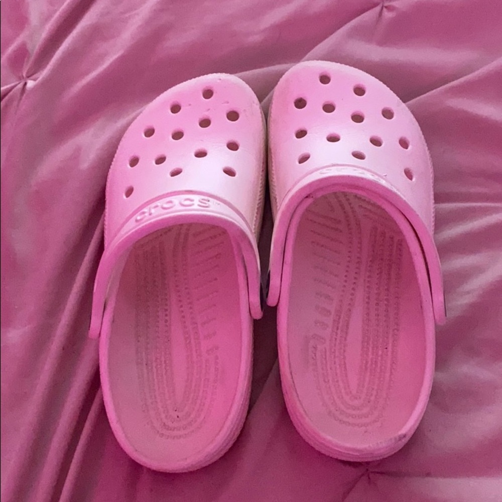 crocs, white